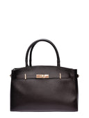 Isabella Rhea Borsa Shopper CAMELIA in vera pelle - Marrone Scuro