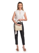 Isabella Rhea Borsa a tracolla DANA pelle naturale-Beige