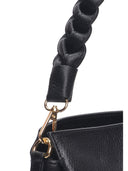 Isabella Rhea Borsa a tracolla DANA in vera pelle-Nero