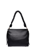 Isabella Rhea Borsa a tracolla DANA in vera pelle-Nero