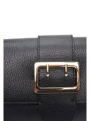 Isabella Rhea Borsa a tracolla DORINA in pelle naturale-Nero