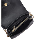 Isabella Rhea Borsa a tracolla DORINA in pelle naturale-Nero