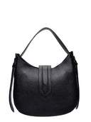 Isabella Rhea Borsa a tracolla GEORGIANA pelle naturale-Nero