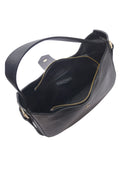 Isabella Rhea Borsa a tracolla GEORGIANA pelle naturale-Nero