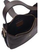 Isabella Rhea Borsa a tracolla GEORGIANA pelle naturale-Marrone Scuro