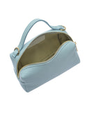 Isabella Rhea Borsa a tracolla GINA in vera pelle-Azzurro