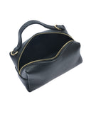 Isabella Rhea Borsa a tracolla GINA in vera pelle-Nero