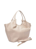 Isabella Rhea borsa Hobo ADNANA vera pelle-beige
