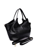Isabella Rhea borsa Hobo ADNANA vera pelle-Nero