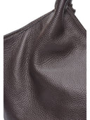 Isabella Rhea borsa Hobo ADNANA vera pelle-Marrone Scuro