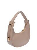 Isabella Rhea Borsa mini HOBO TEREZA in vera pelle - tortora