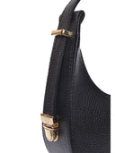 Isabella Rhea Borsa mini HOBO TEREZA in vera pelle-Nero