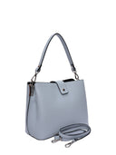 Isabella Rhea Borsa a tracolla GLORIA in vera pelle-Azzurro