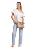 Isabella Rhea Borsa a tracolla GLORIA pelle naturale-taupe