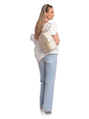 Isabella Rhea Zaino MERIT pelle naturale-beige