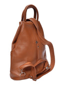 Isabella Rhea Rucsac Guia piele naturala coniac