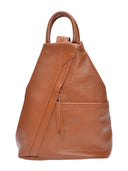 Isabella Rhea Rucsac Guia piele naturala coniac
