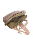Isabella Rhea Rucsac Magda piele naturala Roz pudra