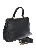 Isabella Rhea borsa a mano CORNELIA in vera pelle-Nero