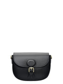 Isabella Rhea Borsa a tracolla LISETTE in vera pelle-Nero