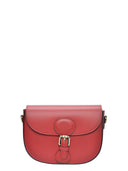 Isabella Rhea Geanta postas LISETTE piele naturala-Rosu