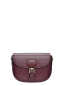 Isabella Rhea Geanta postas LISETTE piele naturala-Visiniu