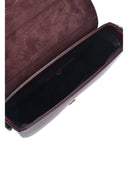 Isabella Rhea Borsa a tracolla LISETTE in vera pelle-Bordeaux