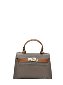 Isabella Rhea Borsa a tracolla IOANA in vera pelle-Talpa/Cognac