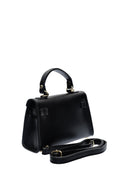 Isabella Rhea Borsa a tracolla IOANA in vera pelle-Nero