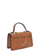 Isabella Rhea Borsa mini con manico SANDRA pelle naturale-cognac