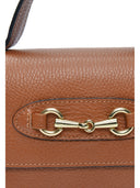 Isabella Rhea Borsa mini con manico SANDRA pelle naturale-cognac