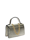 Isabella Rhea Borsa mini con manico SANDRA in vera pelle-Oro