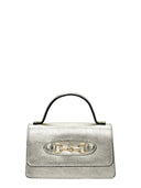 Isabella Rhea Borsa mini con manico SANDRA in vera pelle-Oro