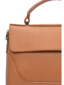 Luisa Vannini borsa a mano OLGA in vera pelle-Cognac