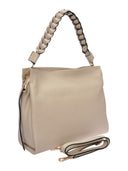 Luisa Vannini Borsa a tracolla CECILIA in vera pelle-beige