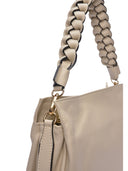 Luisa Vannini Borsa a tracolla CECILIA in vera pelle-beige