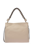 Luisa Vannini Borsa a tracolla CECILIA in vera pelle-beige