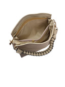 Luisa Vannini Borsa a tracolla CECILIA in vera pelle-beige