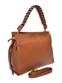 Luisa Vannini Borsa a tracolla CECILIA in vera pelle-Cognac