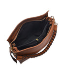 Luisa Vannini Borsa a tracolla CECILIA in vera pelle-Cognac