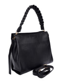 Luisa Vannini Borsa a tracolla CECILIA in vera pelle-Nero