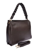 Luisa Vannini Borsa a tracolla CECILIA in pelle naturale-Marrone Scuro