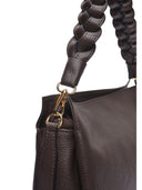 Luisa Vannini Borsa a tracolla CECILIA in pelle naturale-Marrone Scuro