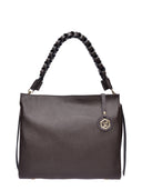 Luisa Vannini Geanta de umar CECILIA piele naturala-Maro Inchis