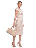 Luisa Vannini Borsa a mano LARA in vera pelle-beige
