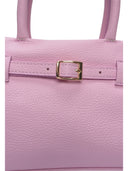 Luisa Vannini Borsa a mano IVY in pelle naturale-rosa