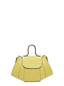 Luisa Vannini borsa a mano EMMA pelle naturale-Giallo limone