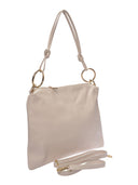 Luisa Vannini Borsa a tracolla VENERA in pelle naturale-beige