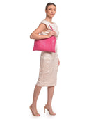 Luisa Vannini Borsa a tracolla VENERA in vera pelle - Fucsia