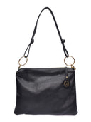 Luisa Vannini Geanta de umar VENERA piele naturala-Negru